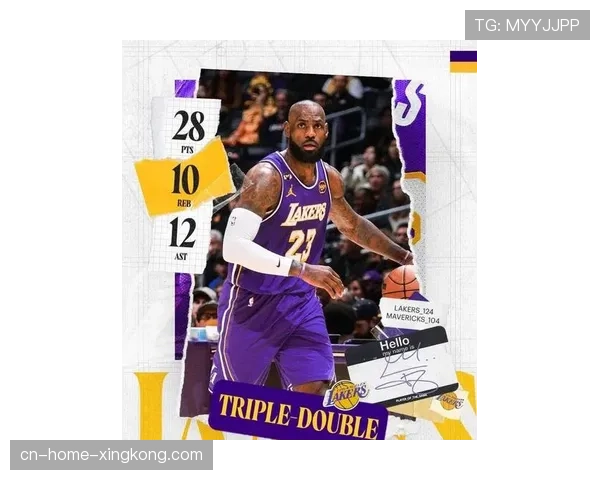 詹姆斯以41岁高龄创最年长三双纪录 湖人借此重返西部前五行列